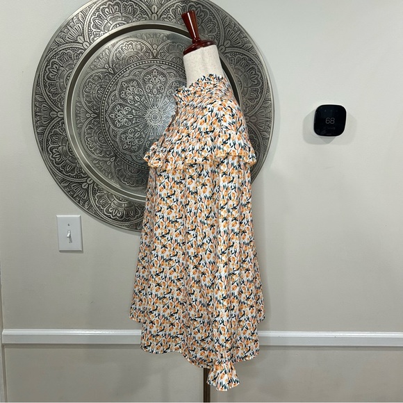 NWT Mazik Long sleeve Yellow Pattern Blouse- Size L - Picture 5 of 7